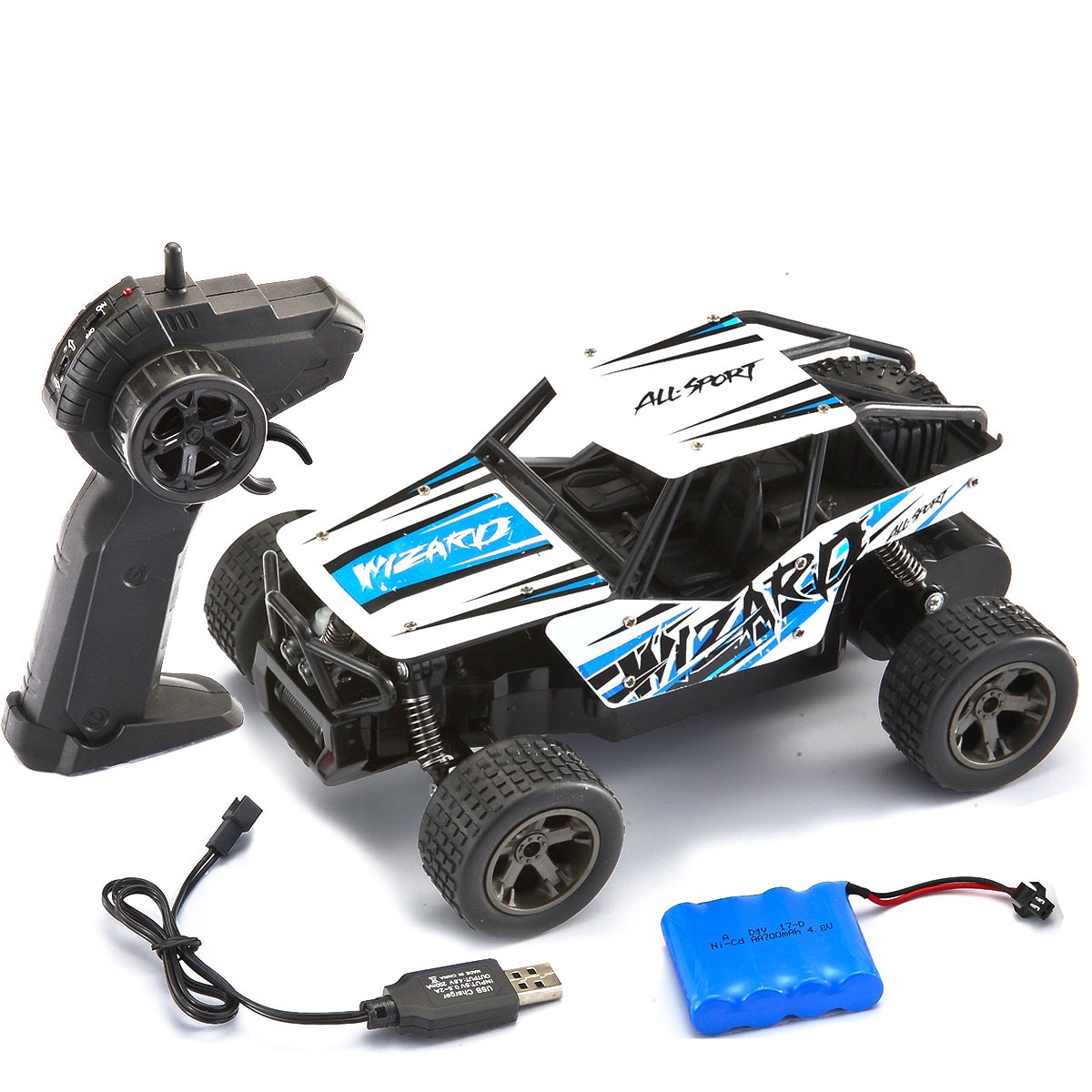 1:20 Alloy Truck 2.4G Remote Control Off-Road Vehicle Climbing Vehicle Children's Toy Car Remote Control Vehicle High-Speed Off-Road Vehicle