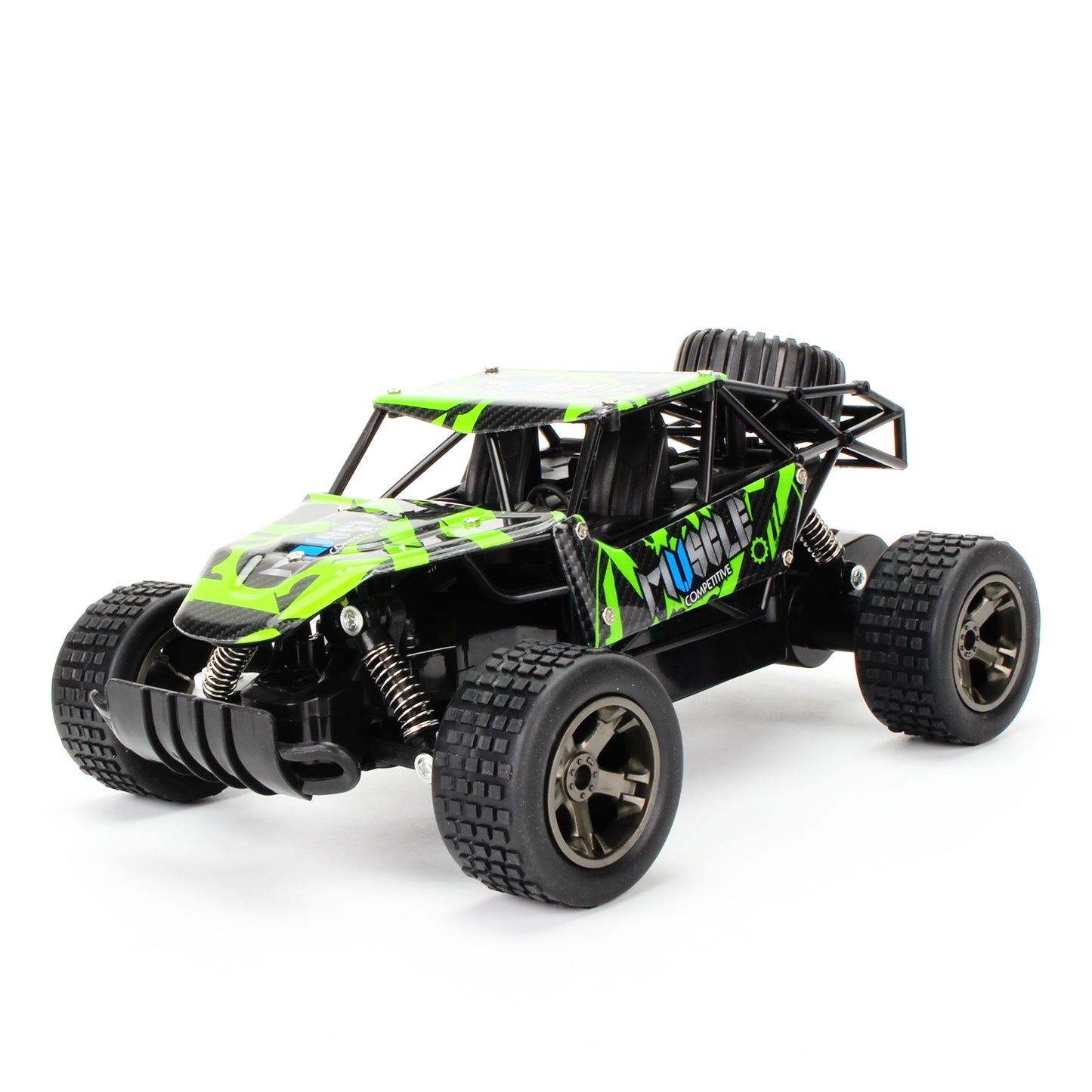 1/18 Proportion 2.4GHz Vacuum Tires Remote Control CarHigh Elastic Shock Absorber Off Road Monster Trucks All Terrain Toy Trucks with 45° Climbing Remote Control Car Kid