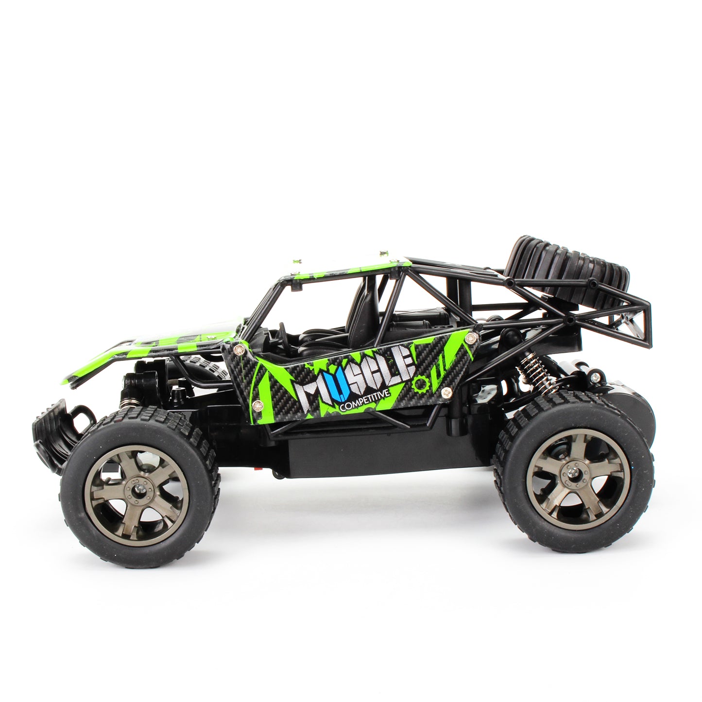 1/18 Proportion 2.4GHz Vacuum Tires Remote Control CarHigh Elastic Shock Absorber Off Road Monster Trucks All Terrain Toy Trucks with 45° Climbing Remote Control Car Kid