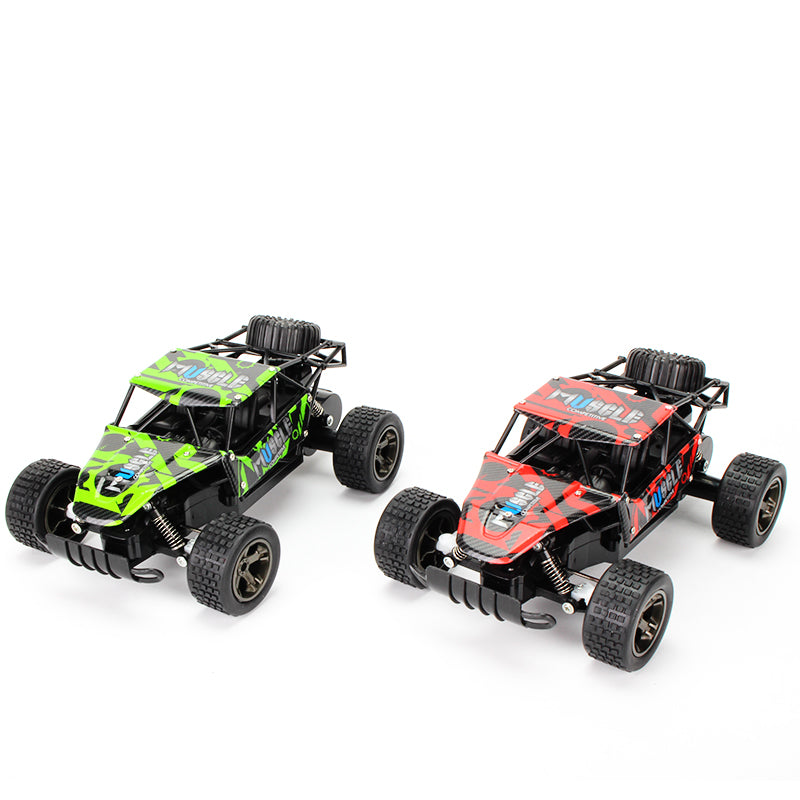 1/18 Proportion 2.4GHz Vacuum Tires Remote Control CarHigh Elastic Shock Absorber Off Road Monster Trucks All Terrain Toy Trucks with 45° Climbing Remote Control Car Kid